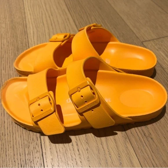 Orange Arizona EVA Birkenstocks - Zinnia - Picture 3 of 5